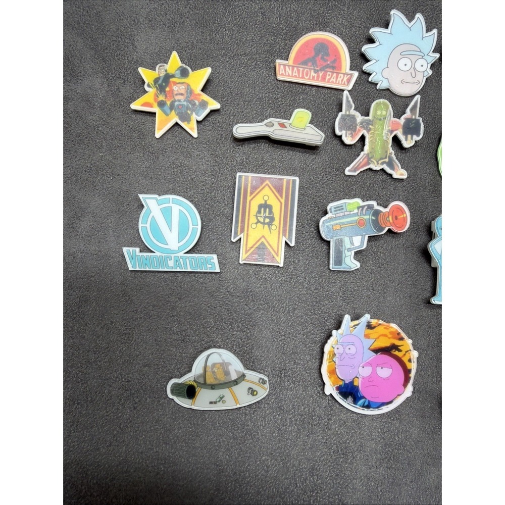 Adult Swim Rick and Morty Collector Button Pins Series 1 Lot of 15 - Picture 6 of 8